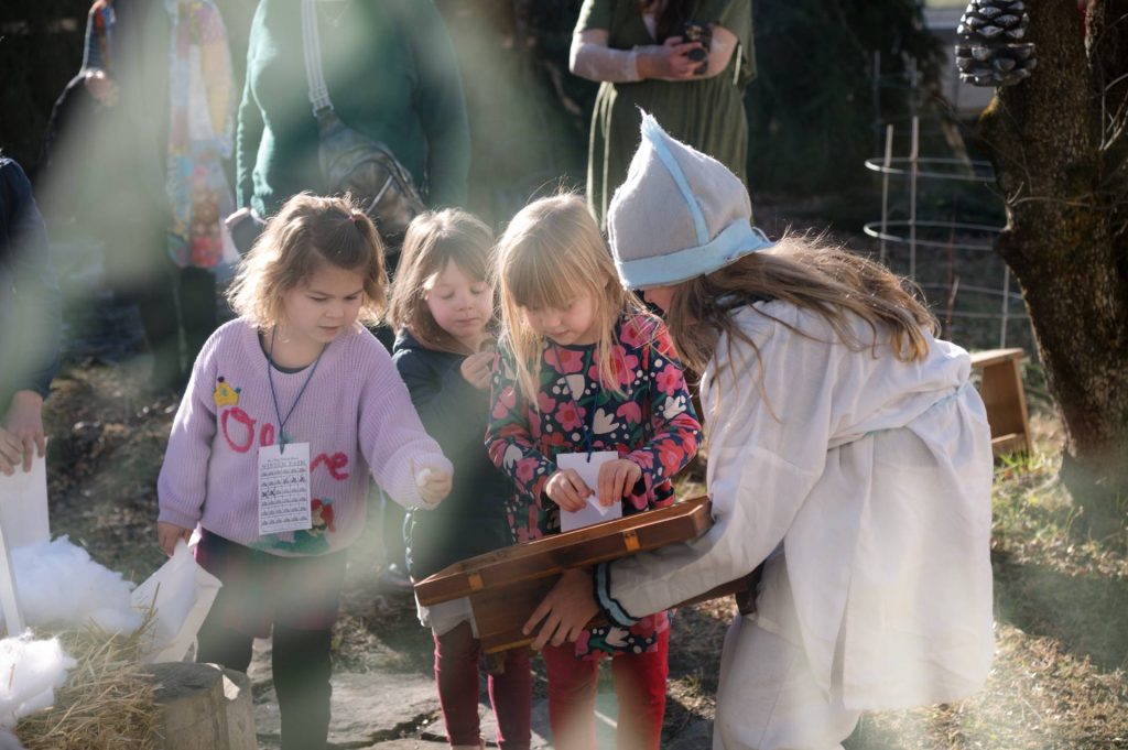 early childhood group of students
